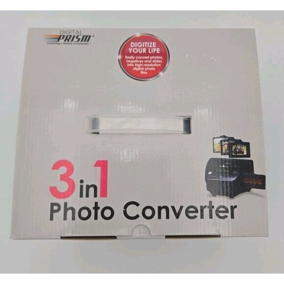 Digital Prism 3 in 1 Photo Converter Converts Photos Negatives Slides New Digita - Picture 5 of 8